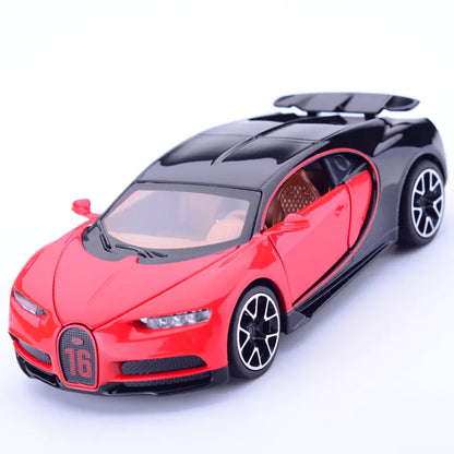 Bugatti Alloy Car Model Toy with Pull Back Feature