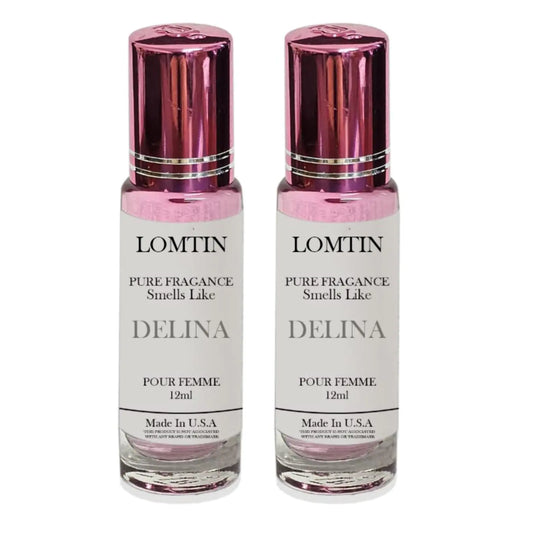 Lomitin Fragrance Perfume Oils Delina Parfum Roll On Body Oil for Women (12ml) (Pack of 2)