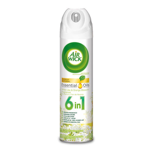 Air Wick Air Freshener Room Spray White Lilac & Orange Blossom 8 oz