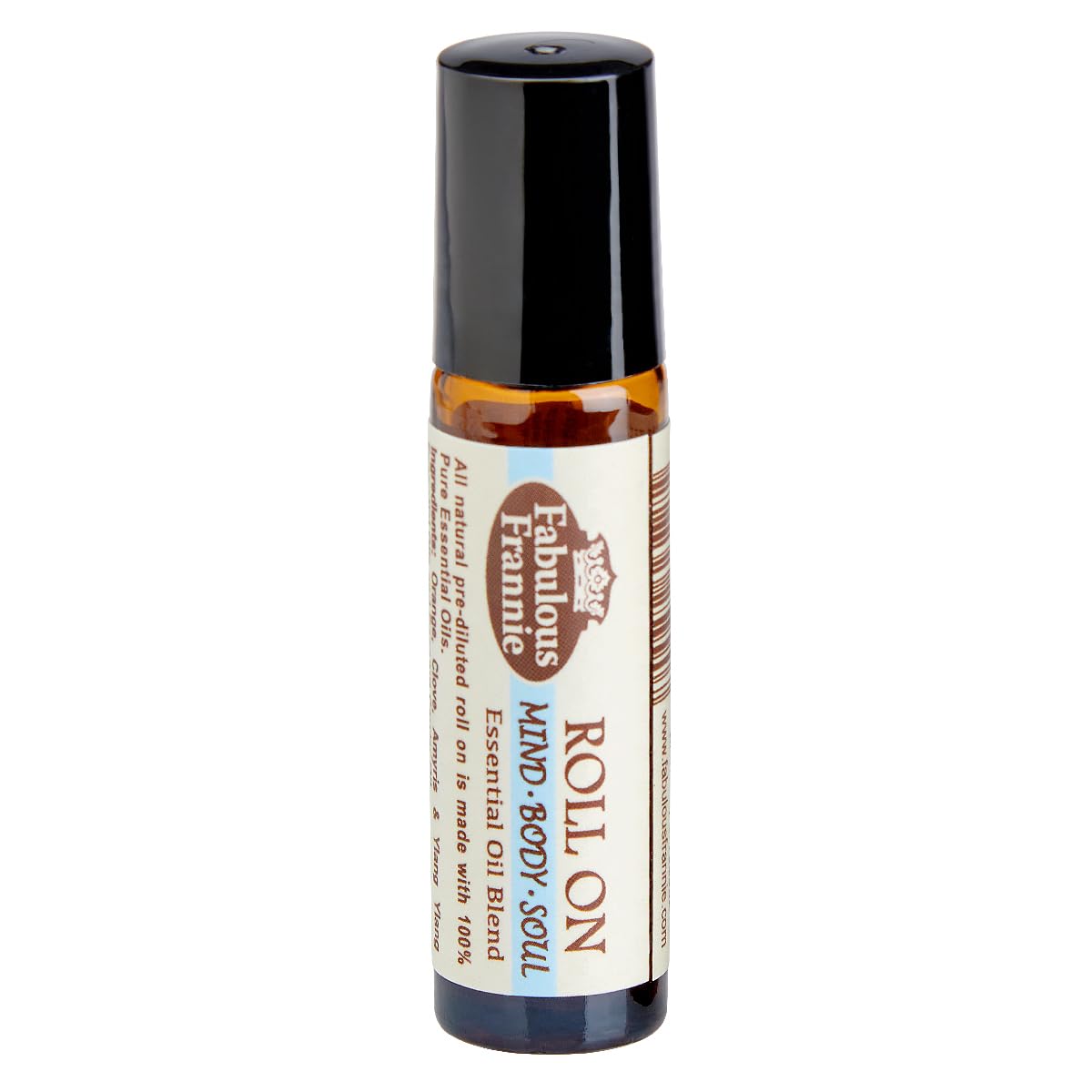 Fabulous Frannie Mind Body Soul Essential Oil Blend Roll-On Made with Pure Essential Oils .33oz (10ml)
