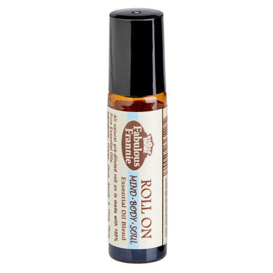 Fabulous Frannie Mind Body Soul Essential Oil Blend Roll-On Made with Pure Essential Oils .33oz (10ml)