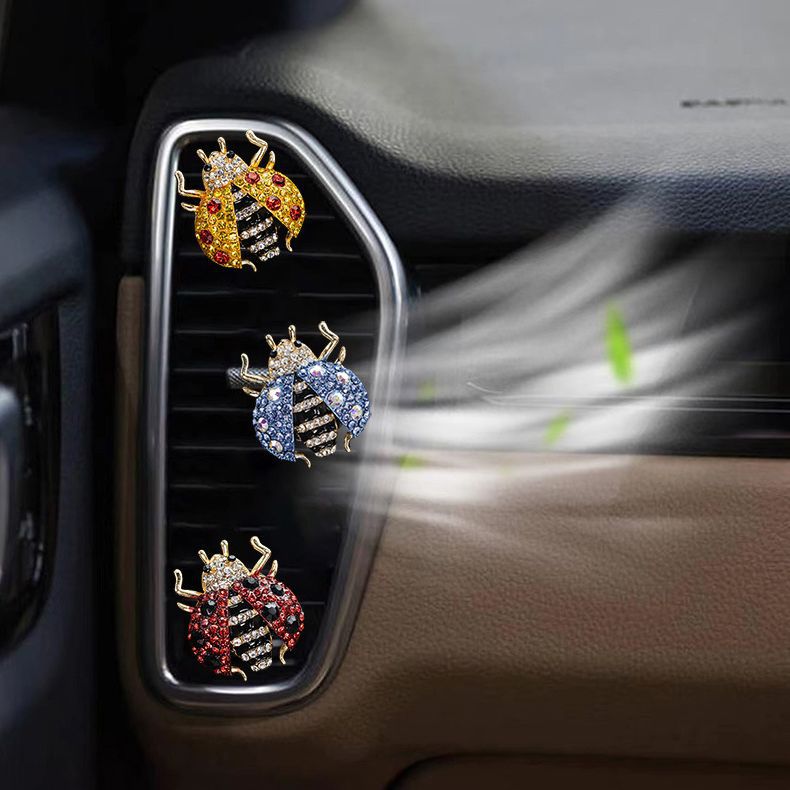 Cute Ladybug Car Air Vent Perfume Clip for Aromatherapy