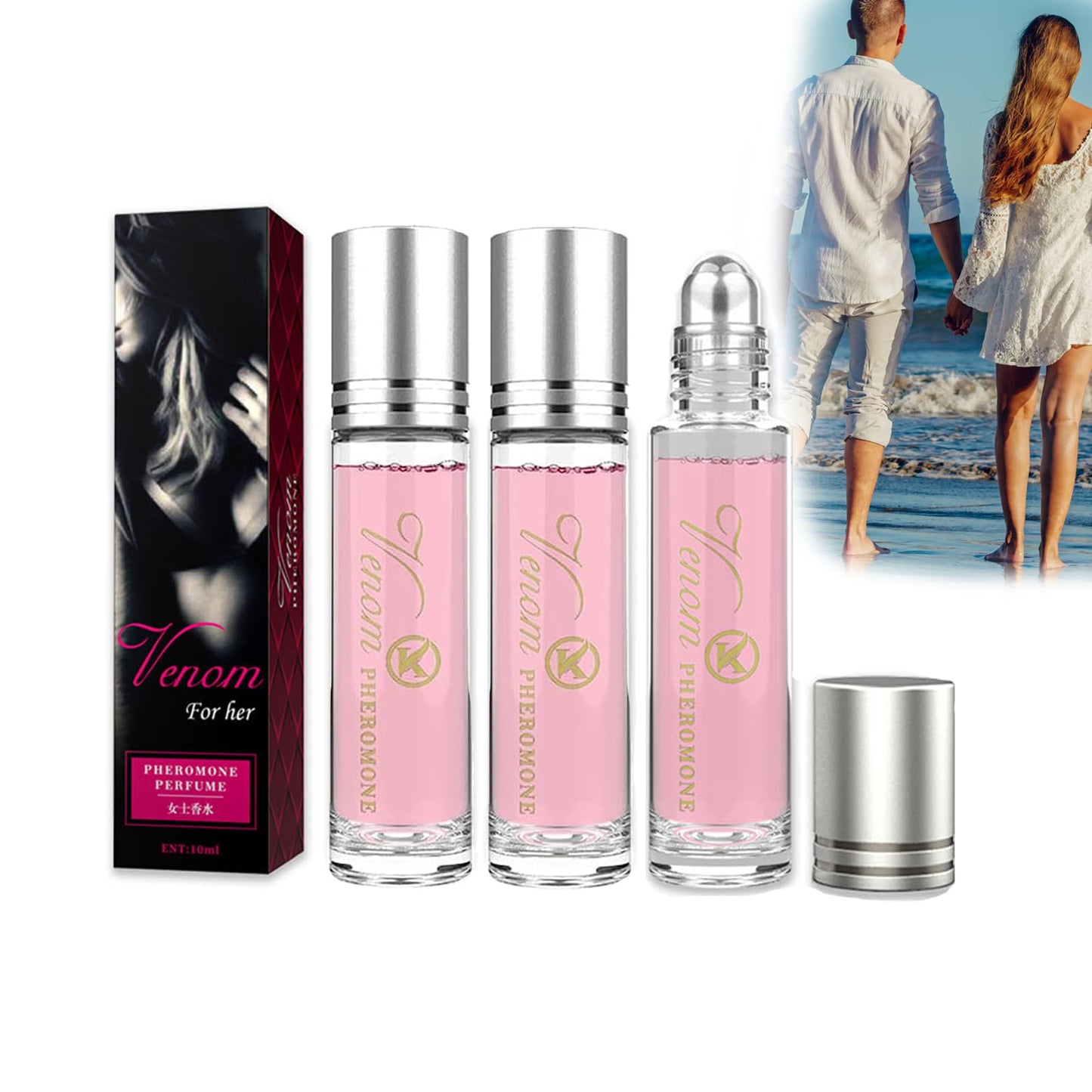 Avitorry Pheromones Perfumes for Women Lunex Phero Perfume 3pcs Lunex Ferro Perfume Pheromone Perfume Ferromont Roll-on Perfume for Women Ferromont Perfume Oil