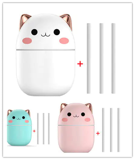 USB Silent Car Aromatherapy Humidifier With Ambient Light